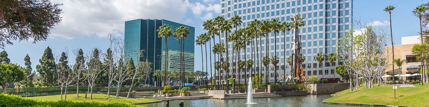 Costa Mesa Building And Pond